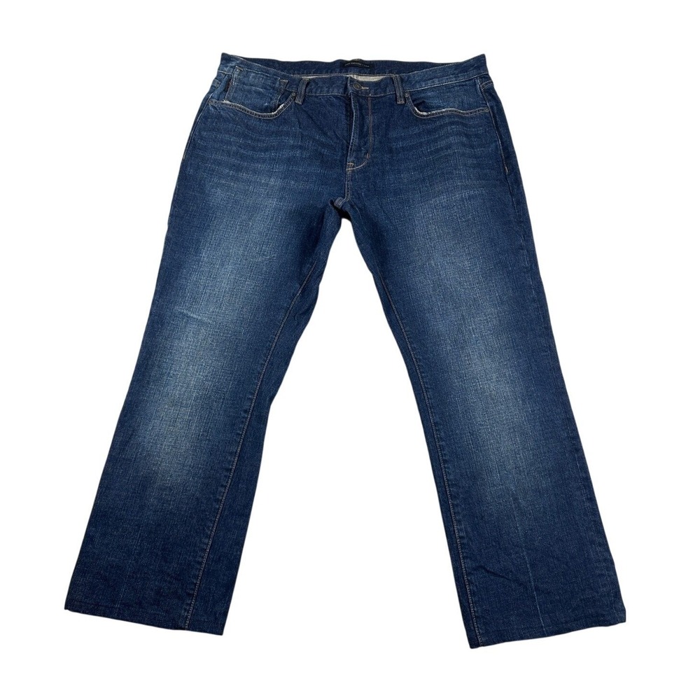 John Varvatos USA Bowery Slim Straight Dark Wash Denim Jeans Mens 38x29